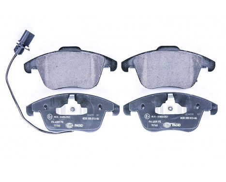 Brake Pad Set, disc brake 8DB 355 013-861 Hella