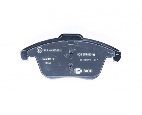 Brake Pad Set, disc brake 8DB 355 013-861 Hella, Image 3