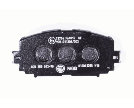 Brake Pad Set, disc brake 8DB 355 013-901 Hella Pagid GmbH, Image 3