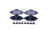 Brake Pad Set, disc brake 8DB 355 013-911 Hella