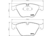 Brake Pad Set, disc brake 8DB 355 013-931 Hella