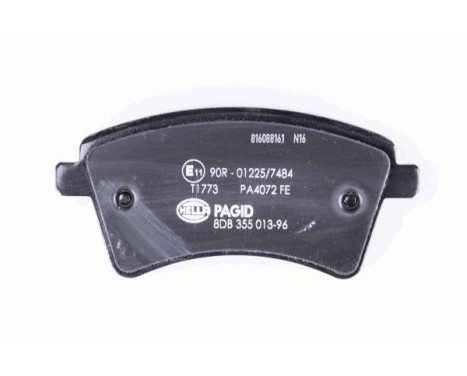 Brake Pad Set, disc brake 8DB 355 013-961 Hella Pagid GmbH, Image 3