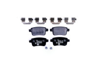 Brake Pad Set, disc brake 8DB 355 013-971 Hella