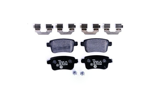 Brake Pad Set, disc brake 8DB 355 013-971 Hella