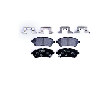 Brake Pad Set, disc brake 8DB 355 014-001 Hella