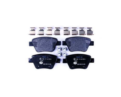 Brake Pad Set, disc brake 8DB 355 014-021 Hella