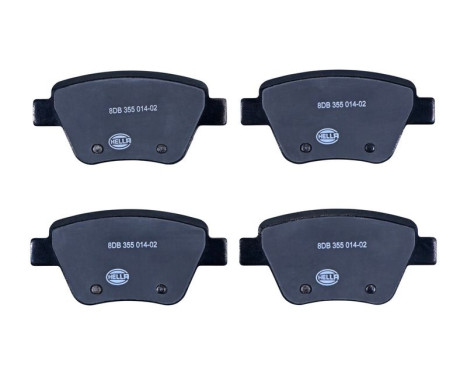 Brake Pad Set, disc brake 8DB 355 014-021 Hella, Image 4