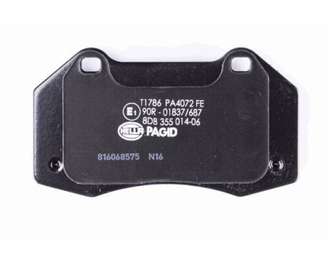 Brake Pad Set, disc brake 8DB 355 014-061 Hella Pagid GmbH, Image 3