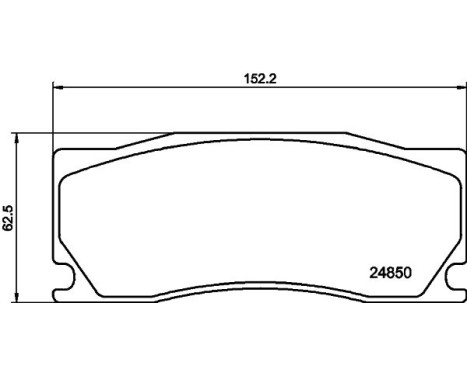 Brake Pad Set, disc brake 8DB 355 014-091 Hella, Image 4