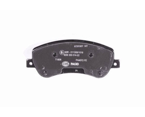 Brake Pad Set, disc brake 8DB 355 014-221 Hella Pagid GmbH, Image 3
