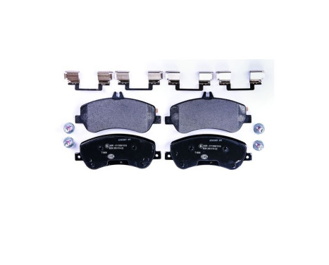Brake Pad Set, disc brake 8DB 355 014-221 Hella
