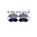 Brake Pad Set, disc brake 8DB 355 014-221 Hella