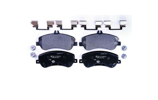 Brake Pad Set, disc brake 8DB 355 014-221 Hella