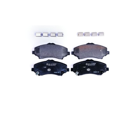 Brake Pad Set, disc brake 8DB 355 014-231 Hella