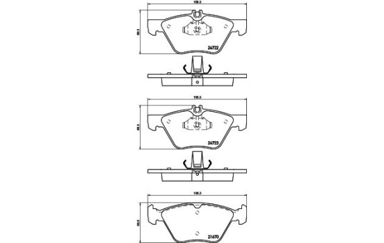 Brake Pad Set, disc brake 8DB 355 014-291 Hella, Image 4