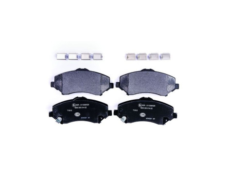 Brake Pad Set, disc brake 8DB 355 014-321 Hella