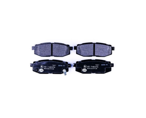 Brake Pad Set, disc brake 8DB 355 014-341 Hella