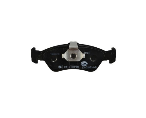 Brake Pad Set, disc brake 8DB 355 014-401 Hella, Image 2