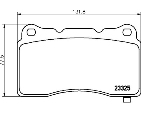 Brake Pad Set, disc brake 8DB 355 014-451 Hella, Image 4