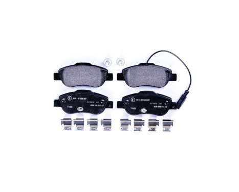 Brake Pad Set, disc brake 8DB 355 014-471 Hella, Image 4