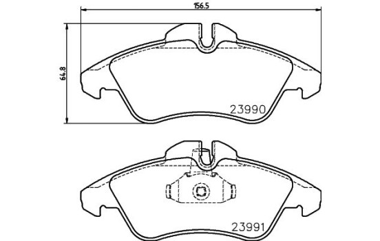 Brake Pad Set, disc brake 8DB 355 014-481 Hella, Image 7