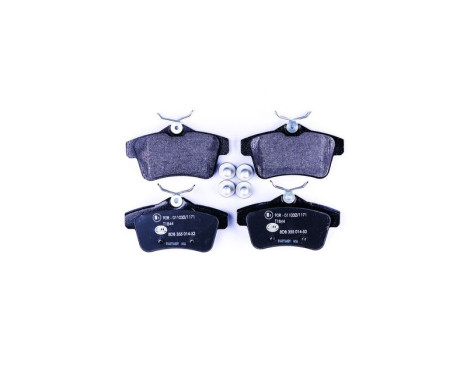 Brake Pad Set, disc brake 8DB 355 014-531 Hella