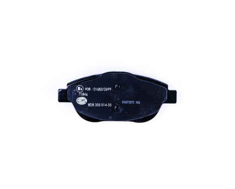 Brake Pad Set, disc brake 8DB 355 014-551 Hella, Image 2