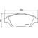 Brake Pad Set, disc brake 8DB 355 014-551 Hella, Thumbnail 4