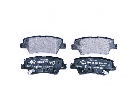 Brake Pad Set, disc brake 8DB 355 014-571 Hella