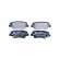 Brake Pad Set, disc brake 8DB 355 014-571 Hella