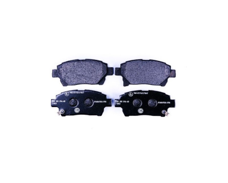 Brake Pad Set, disc brake 8DB 355 014-601 Hella