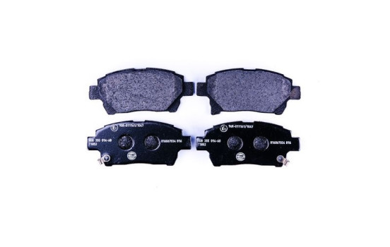 Brake Pad Set, disc brake 8DB 355 014-601 Hella