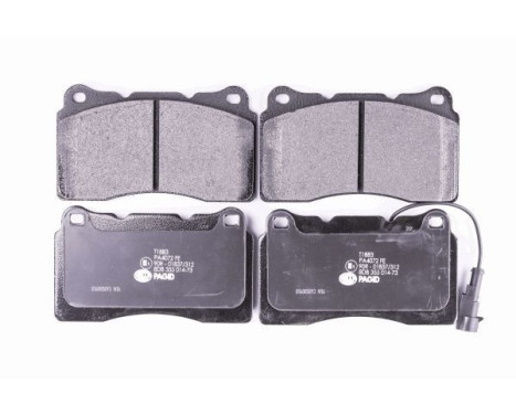 Brake Pad Set, disc brake 8DB 355 014-731 Hella Pagid GmbH, Image 2