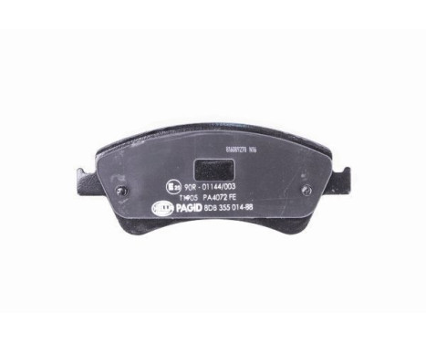 Brake Pad Set, disc brake 8DB 355 014-881 Hella Pagid GmbH, Image 3