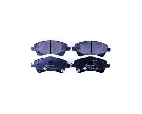 Brake Pad Set, disc brake 8DB 355 014-881 Hella