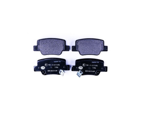 Brake Pad Set, disc brake 8DB 355 014-891 Hella