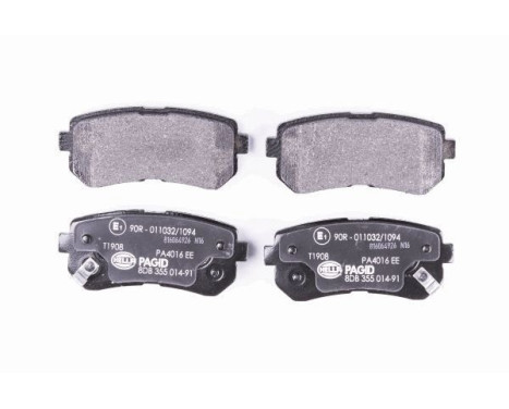 Brake Pad Set, disc brake 8DB 355 014-911 Hella Pagid GmbH, Image 2