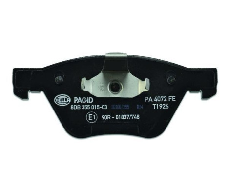 Brake Pad Set, disc brake 8DB 355 015-031 Hella Pagid GmbH, Image 3