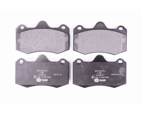 Brake Pad Set, disc brake 8DB 355 015-111 Hella Pagid GmbH, Image 2