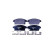 Brake Pad Set, disc brake 8DB 355 015-241 Hella