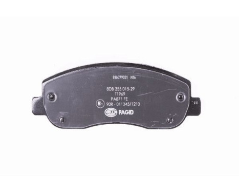 Brake Pad Set, disc brake 8DB 355 015-291 Hella Pagid GmbH, Image 2