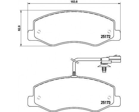 Brake Pad Set, disc brake 8DB 355 015-311 Hella Pagid GmbH, Image 4