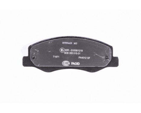 Brake Pad Set, disc brake 8DB 355 015-311 Hella, Image 2