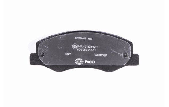 Brake Pad Set, disc brake 8DB 355 015-311 Hella, Image 2