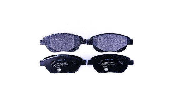 Brake Pad Set, disc brake 8DB 355 015-381 Hella