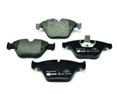 Brake Pad Set, disc brake 8DB 355 015-391 Hella Pagid GmbH, Image 2