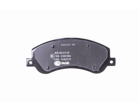 Brake Pad Set, disc brake 8DB 355 015-401 Hella Pagid GmbH, Image 3