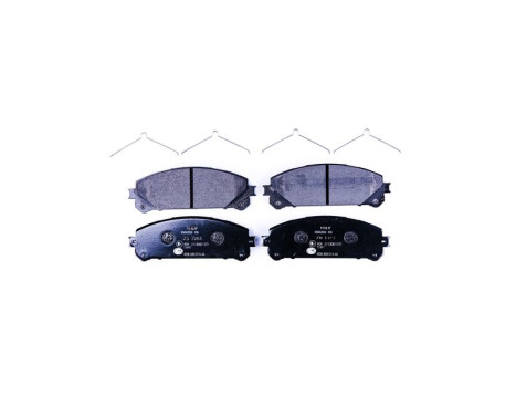 Brake Pad Set, disc brake 8DB 355 015-461 Hella