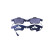 Brake Pad Set, disc brake 8DB 355 015-521 Hella