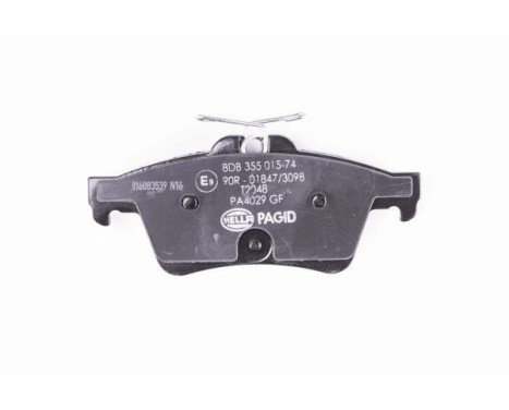 Brake Pad Set, disc brake 8DB 355 015-741 Hella Pagid GmbH, Image 3